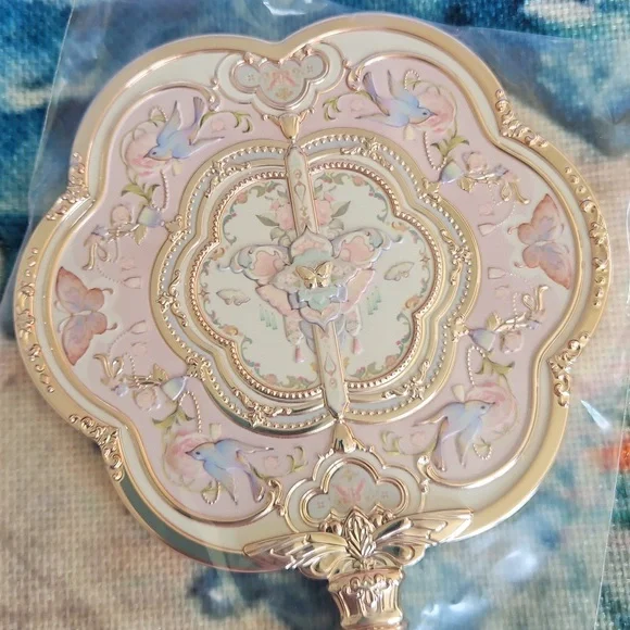 Flower Knows Butterfly Cloud Hand Mirror Lotus Pink - Picture 6 of 10